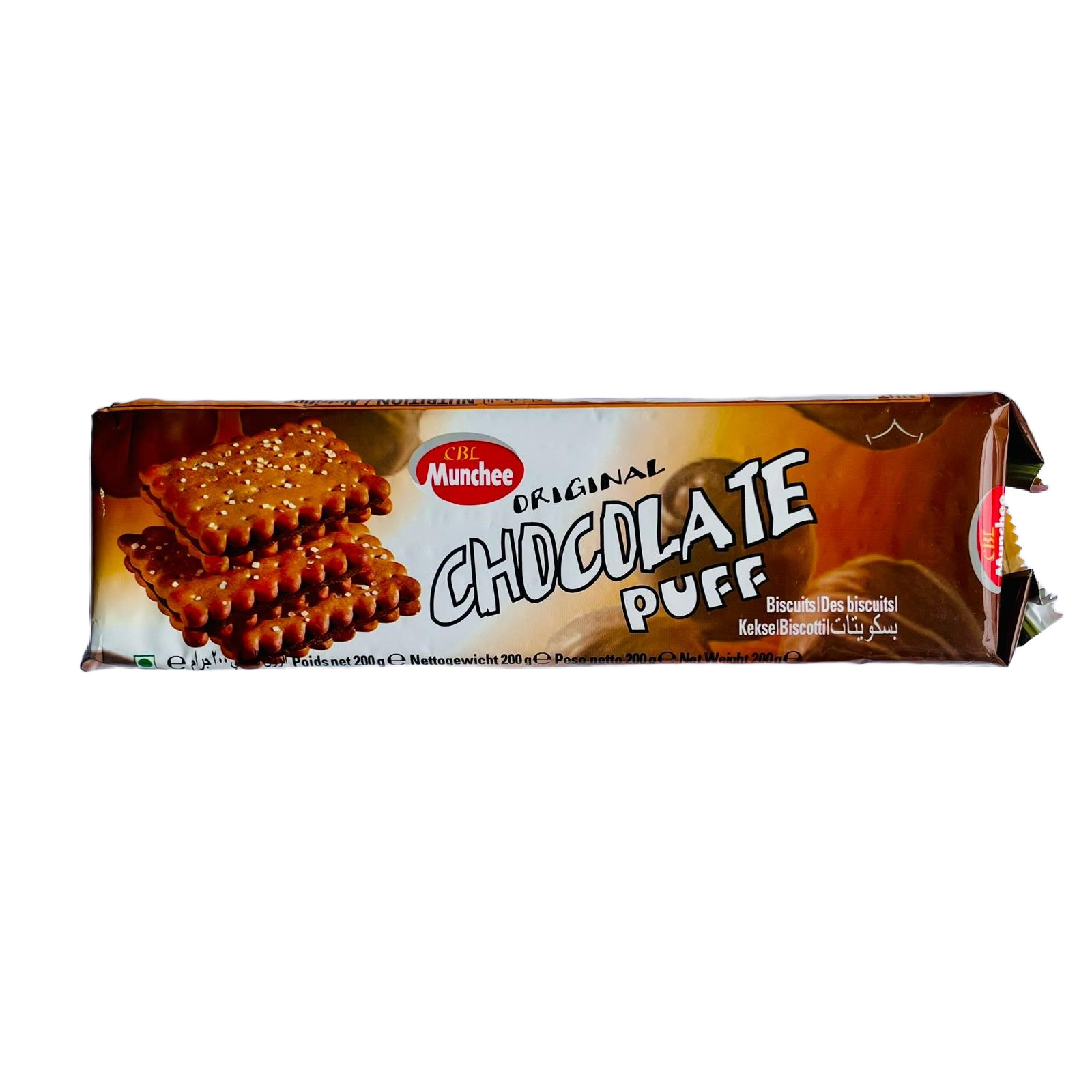 Munchee Chocolate Puff Biscuit 200g
